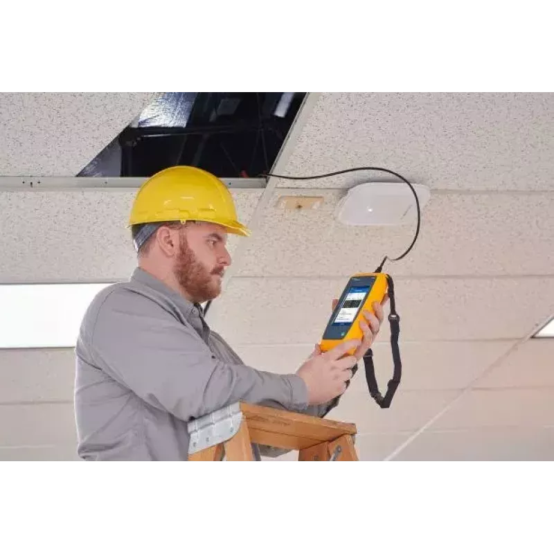 Tester di rete Fluke LinkIQ nero blu arancione RJ-45 305 m