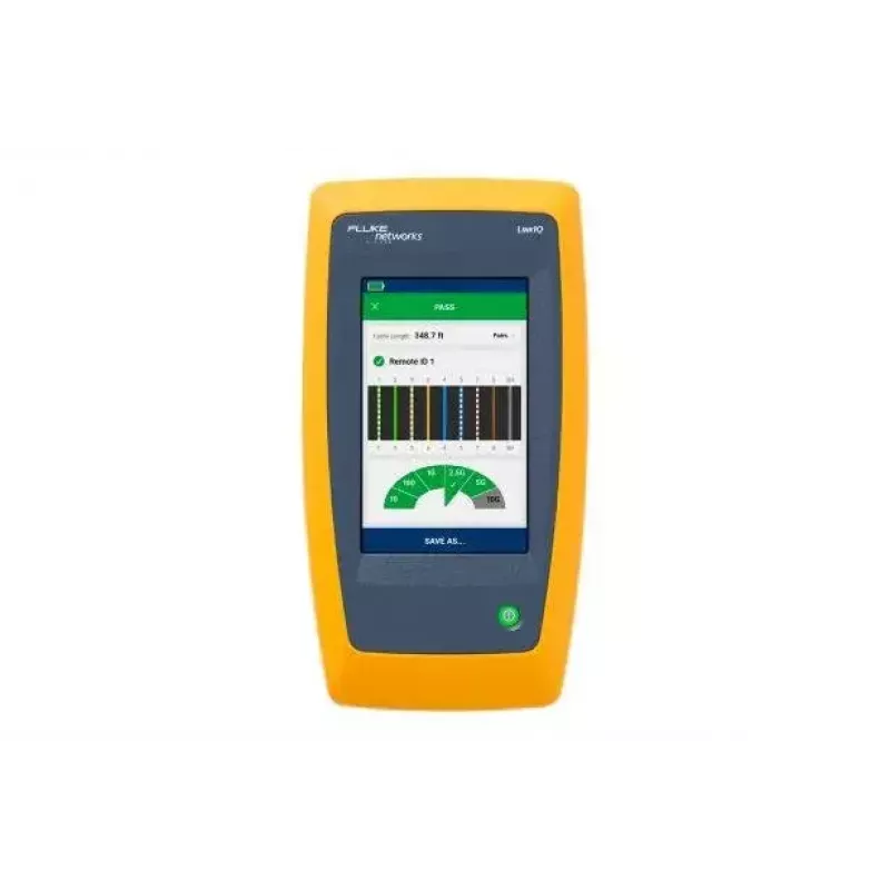 Tester di rete Fluke LinkIQ nero blu arancione RJ-45 305 m
