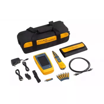 Tester di rete Fluke LinkIQ nero blu arancione RJ-45 305 m
