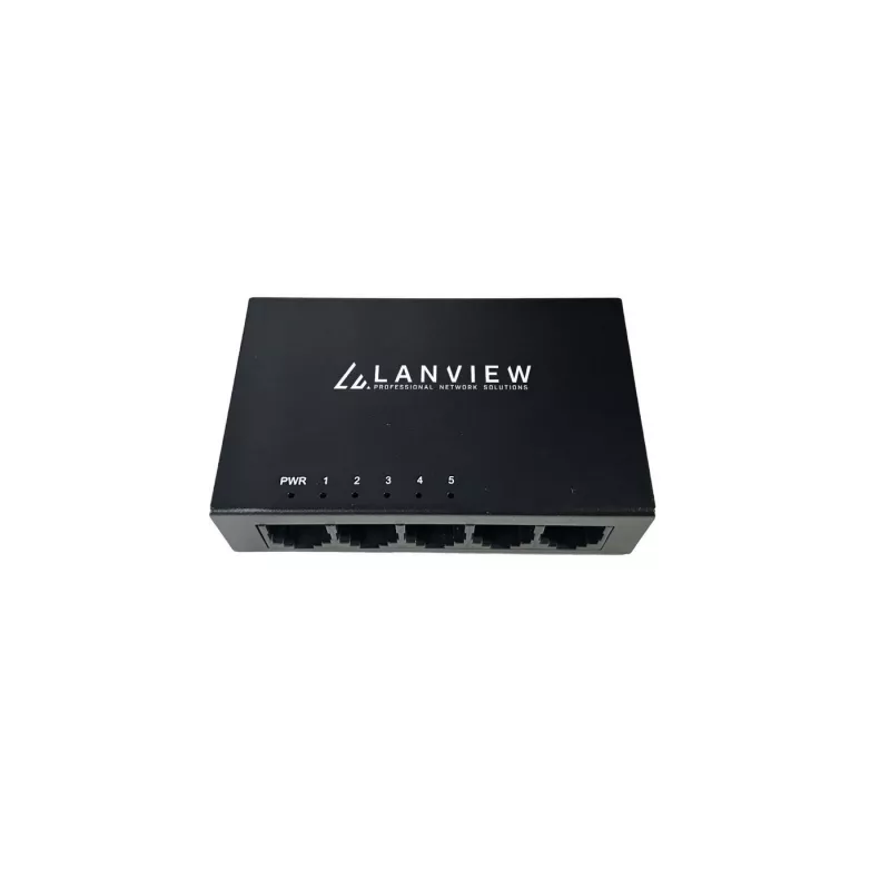 Switch Lanview LVN-DESK-5PORT-1G non gestito 5 porte Gigabit Ethernet