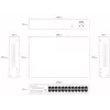 Switch non gestito Lanview LVN-1U-24PORT-1G — 24 porte Full Gigabit rackmount