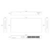 Switch non gestito Lanview LVN-1UMOUNT-24PORT-1G switch Gigabit Ethernet 24 porte, installazione 1U