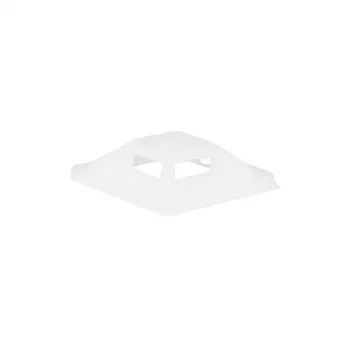 Lanview LVT-CABLEMOUNT-50W fascette per cavi polipropilene (PP) bianco 50 pz.