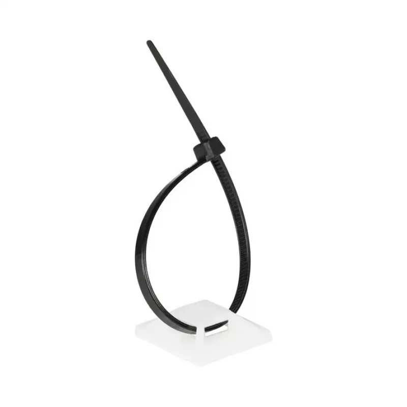 Lanview LVT-CABLEMOUNT-50W fascette per cavi polipropilene (PP) bianco 50 pz.