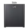 Rack a parete LOGON RWP09U56BL 9U nero con serratura a chiave