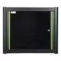 Rack a parete LOGON RWP09U56BL 9U nero con serratura a chiave