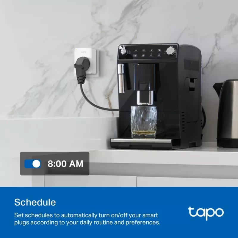 TP-Link Tapo P110 Mini presa smart Wi-Fi, monitoraggio dei consumi energetici (4 pz.)