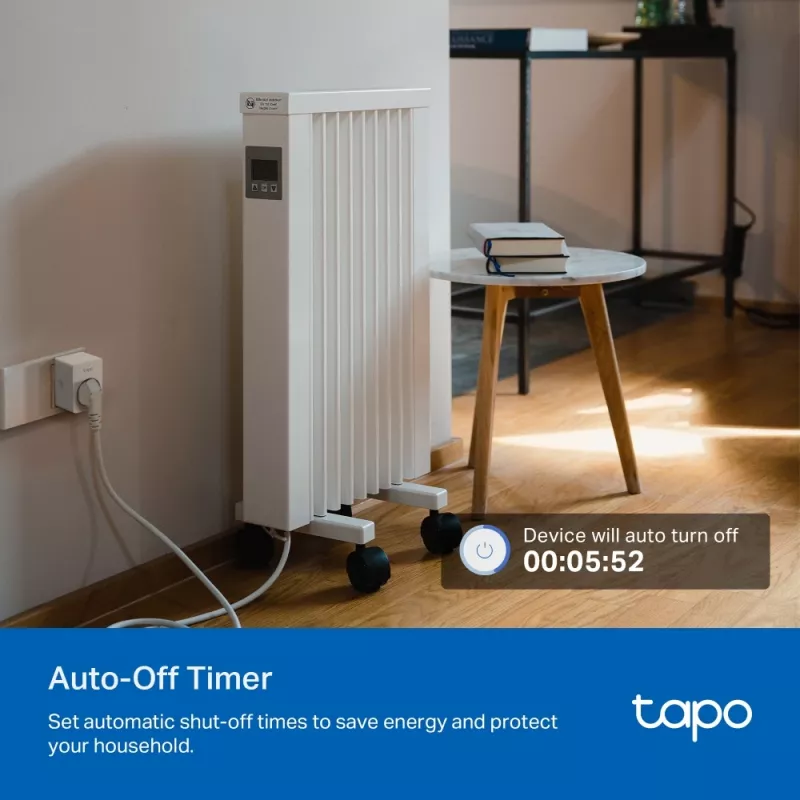 TP-Link Tapo P110 Mini presa smart Wi-Fi, monitoraggio dei consumi energetici (4 pz.)