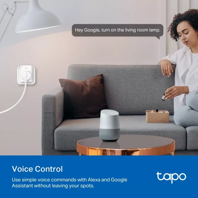 TP-Link Tapo P110 Mini presa smart Wi-Fi, monitoraggio dei consumi energetici (2 pz.)