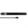 Ciabatta rack 19 pollici Lanview 1U 10A, 8x svizzera T13 (LVR-2MCH-SW-CH8)