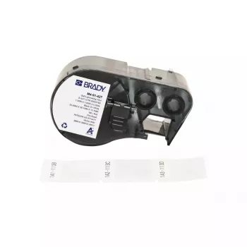 Etichetta adesiva per stampante Brady M4-91-427 nero bianco vinile 2,54x3,81cm
