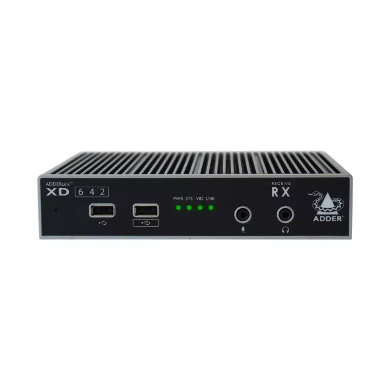 Estensore KVM trasmettitore e ricevitore ADDER XD642P-DP con cavo 4000 m