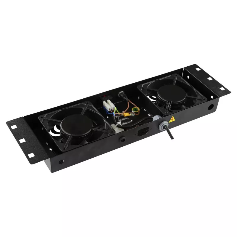 Accessorio per rack Lanview RAF115BL-UK 1U 2 ventole nero