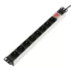 Lanview TUPS031 ciabatta 19", 8 prese, tutto alluminio, con interruttore on/off
