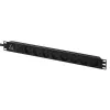 Lanview LVR-2MDK-SPD-DK8 Multipresa per rack da 19 pollici, 8 prese danesi