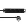 Lanview LVR-2MSCH-LIC-SCH4 multipresa da 10 pollici, 4 prese Schuko