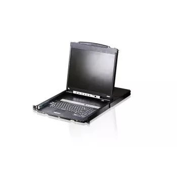 ATEN CL6700MW Console LCD rack widescreen Full HD da 17,3 pollici, DVI/HDMI, 1U, nero