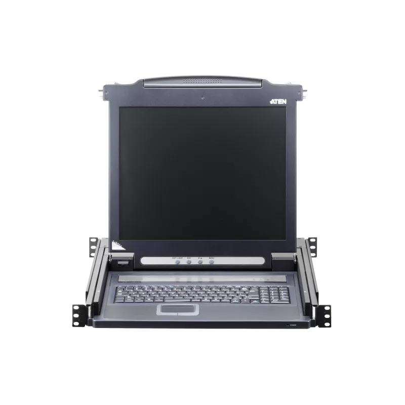 ATEN CL1000M console rack 43,2 cm (17 inch) 1280 x 1024 pixel metallo, plastica nero 1U