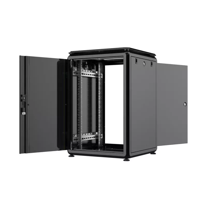Armadio rack Lanview RDL16U66BL 16U nero 600 kg IP20
