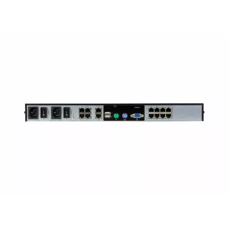 Switch KVM over IP ATEN 8 porte 2 bus CAT5e/6, LUC (Laptop USB Console), con supporto audio e virtual media