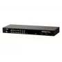Switch KVM ATEN 16 porte USB/PS2 VGA, 2048 x 1536 pixel, QXGA, montaggio rack, 6,5 W, 1U, nero