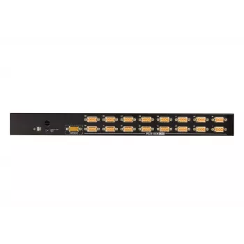 Switch KVM ATEN 16 porte USB/PS2 VGA, 2048 x 1536 pixel, QXGA, montaggio rack, 6,5 W, 1U, nero