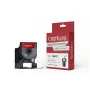 Capture CA-18487 nastro per etichettatrice, 19 mm x 5,5 m, nero su metallizzato