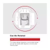 Supporto RAM Mounts GDS Roto-Mag nero composito 8 inch