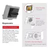 Supporto RAM Mounts GDS Roto-Mag nero composito 8 inch