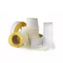 Etichetta per stampante Capture 65000996 gialla rotolo 6x6 cm 1200 etichette