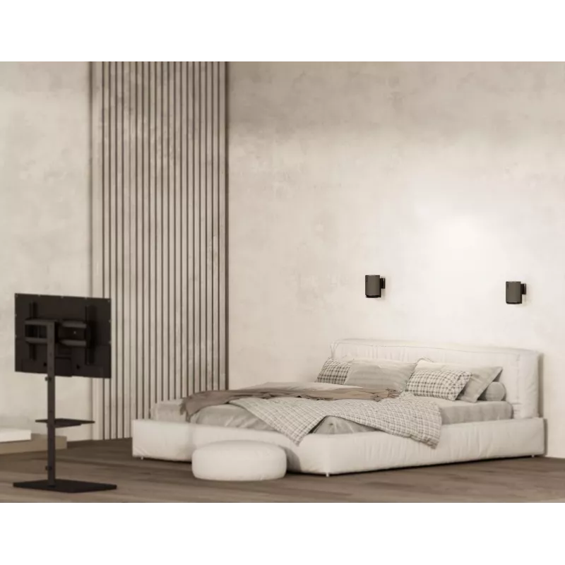 Supporto per diffusori Vivolink VLMSP-E100B design regolabile con inclinazione e rotazione