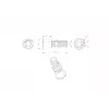 Passacavi da tavolo VivoLink VLDG24L-B, nero, grande, fino a 55 mm