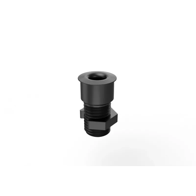 Vivolink VLDG22-B Passacavo da scrivania per foro da 22 mm, alluminio, nero