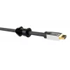 Vivolink VLDG22-B Passacavo da scrivania per foro da 22 mm, alluminio, nero