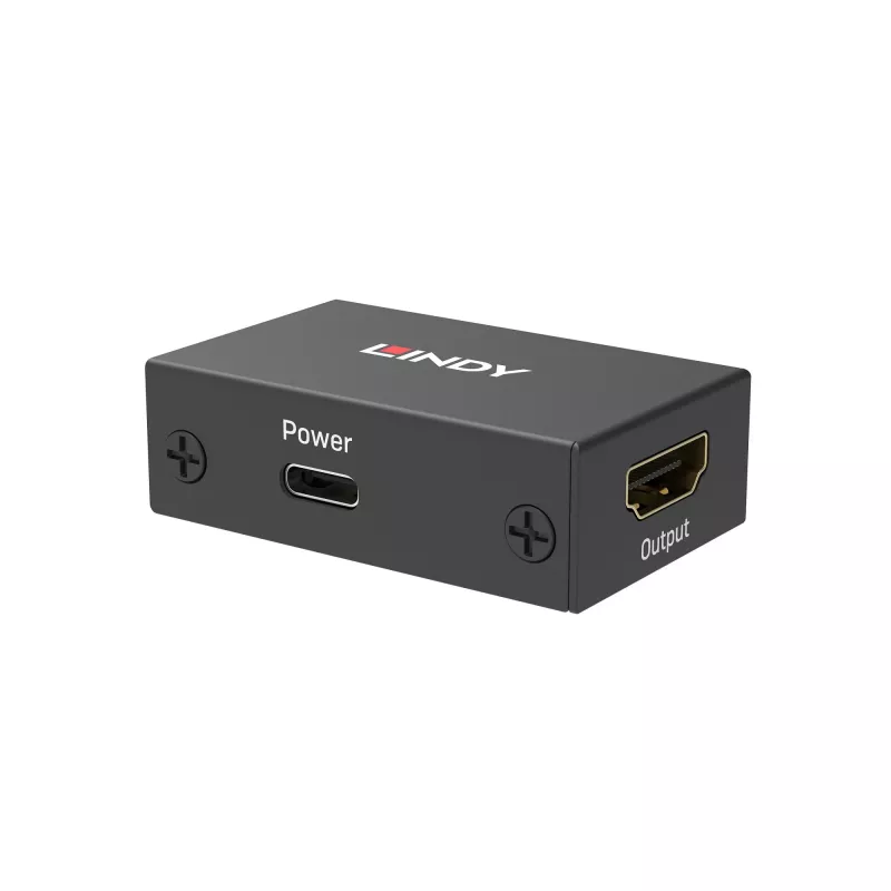 Ripetitore AV Lindy HDMI 8K60 ripetitore 48 Gbit/s metallo con filo