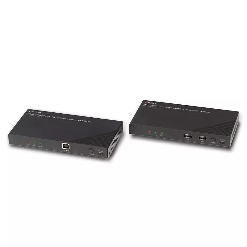 Lindy 100m Cat.6 HDMI 4K60, audio, IR e RS-232 extender KVM HDBaseT