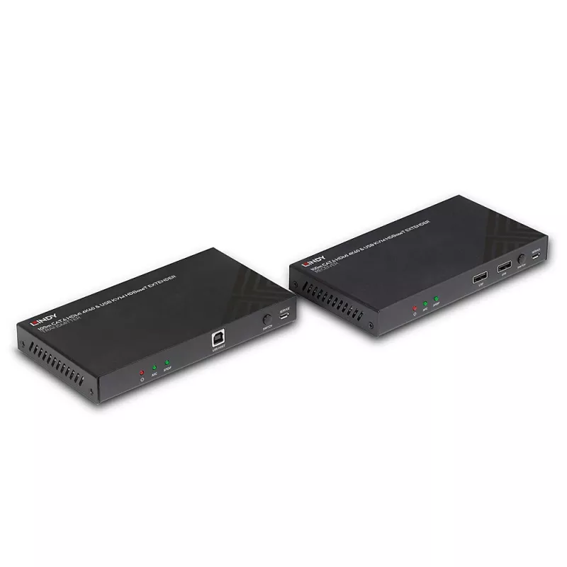 Lindy 100m Cat.6 HDMI 4K60, audio, IR e RS-232 extender KVM HDBaseT