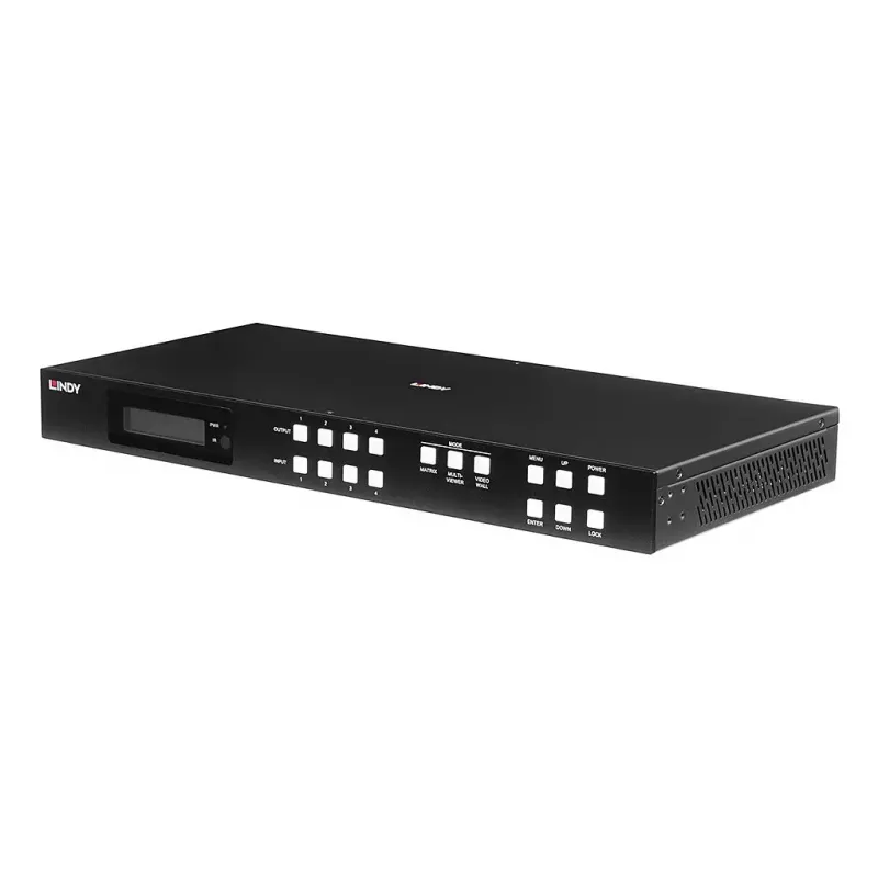 Matrice switcher AV Lindy 4x4 HDMI 4K60 3840x2160 18 Gbit/s