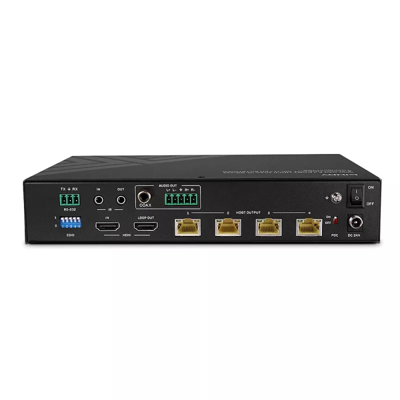 Splitter extender HDMI HDBT Lindy 100m Cat.6 4 porte 4K60