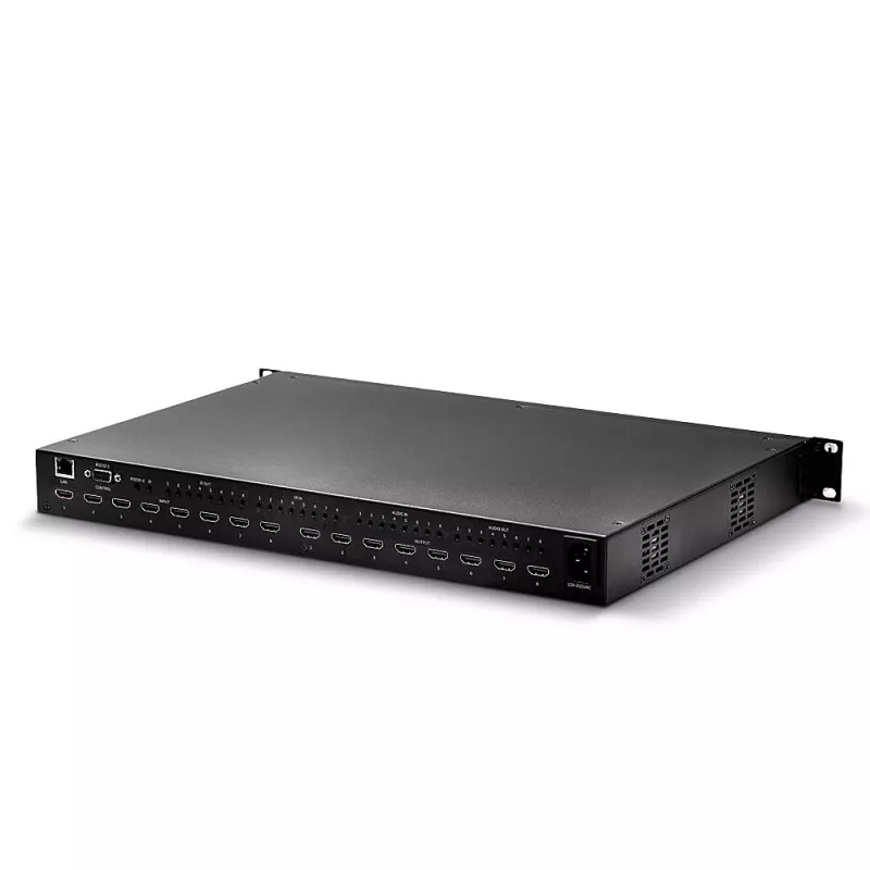Matrice HDMI Lindy 8x8 18G con scalatura videowall