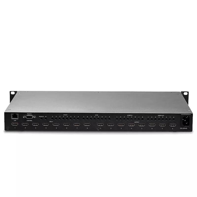 Matrice HDMI Lindy 8x8 18G con scalatura videowall