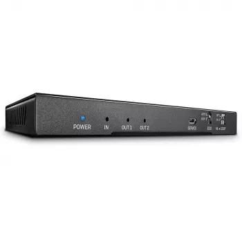Splitter HDMI Lindy 2 porte HDMI 18G con audio e downscaling