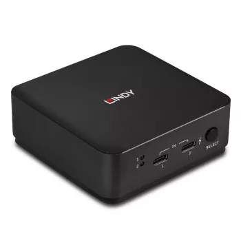 Switch KVM Lindy 2 porte Type-C, doppio HDMI 4K60
