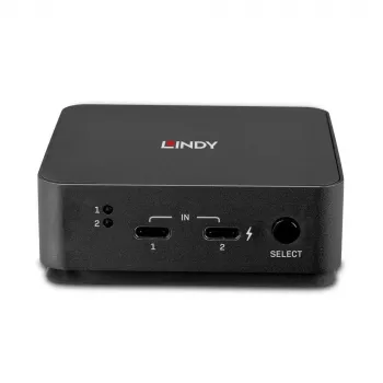 Switch KVM Lindy 2 porte Type-C, doppio HDMI 4K60