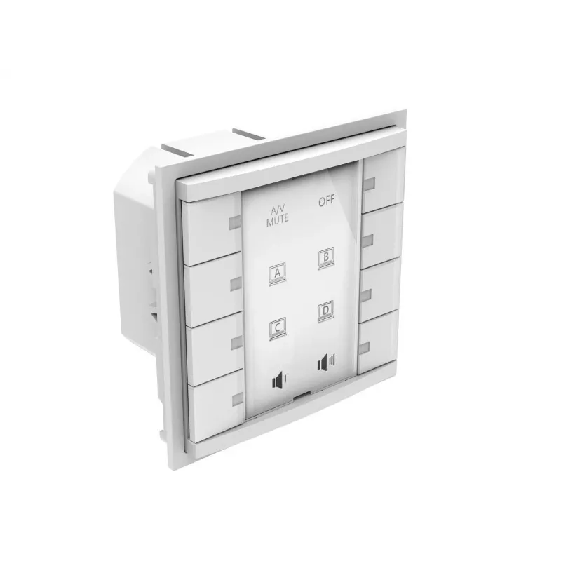 Pannello a pulsanti Vivolink VLCP8B bianco