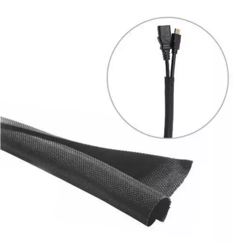 Organizer per cavi Vivolink VLSC3825000B guaina per cavi nera 1 pz.