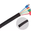 Organizer per cavi Vivolink VLSC3825000B guaina per cavi nera 1 pz.