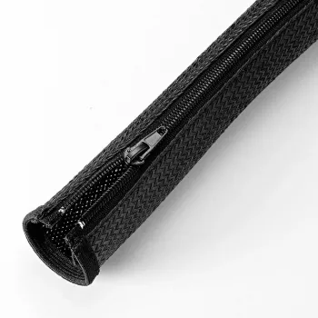 Guaina per cavi Vivolink PROZIPSLEEVE2018 nera poliestere 2cm 1800mm