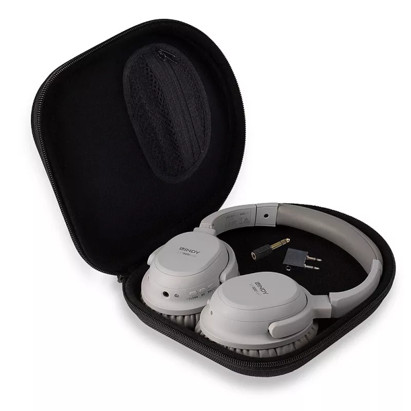 Lindy LH500XW cuffie con filo e senza fili con archetto per chiamate/musica Micro-USB Bluetooth grigio