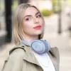 Lindy LH500XW cuffie con filo e senza fili con archetto per chiamate/musica Micro-USB Bluetooth grigio